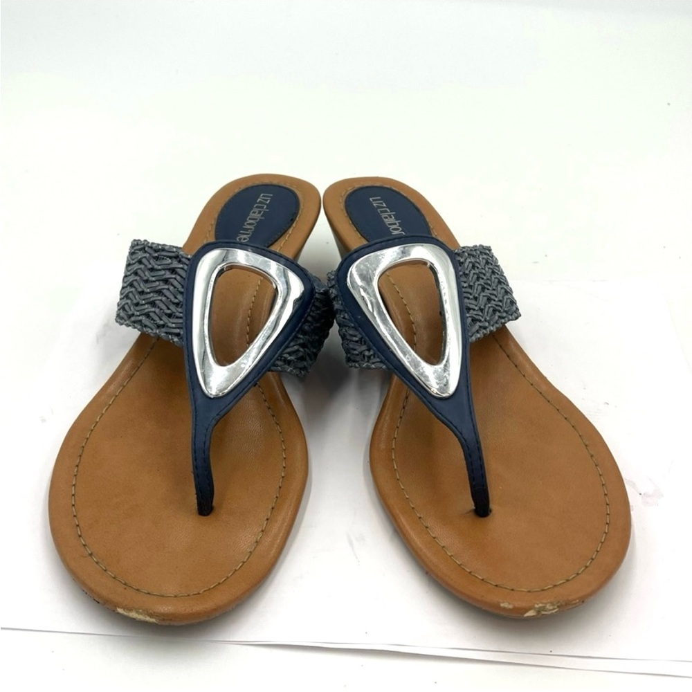 Liz Claiborne blue/gray sandals size 7.5M